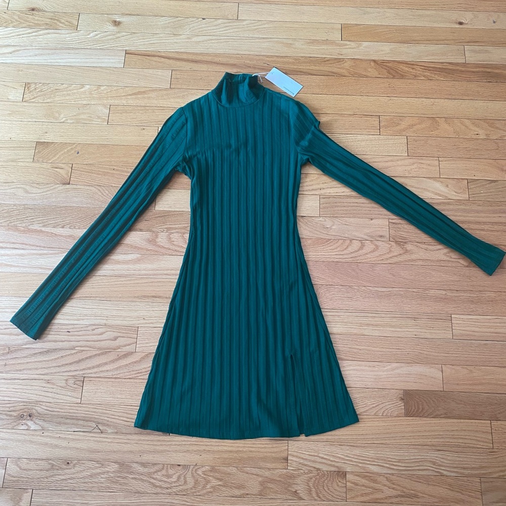 Reformation Mini Dress - Green with Tags - Never Worn